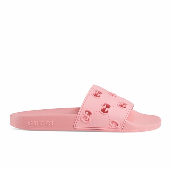 Pink Gucci Rubber slides. US Size 8 - Picture 8 of 9